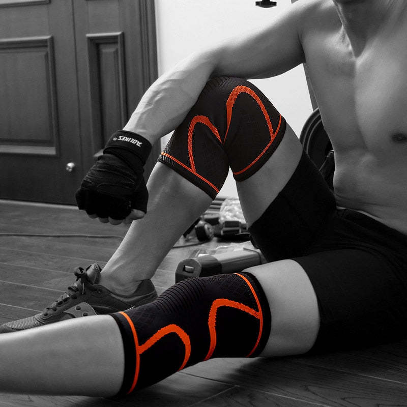 Knee Pad Sleeve Running Elastic Breathable Sport Compression Support