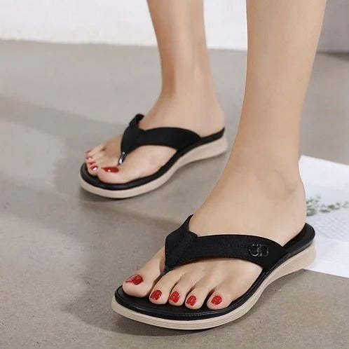 Orthopedic Women Sandals Soft Sole Massage Casual Summer Beach Flip-flops