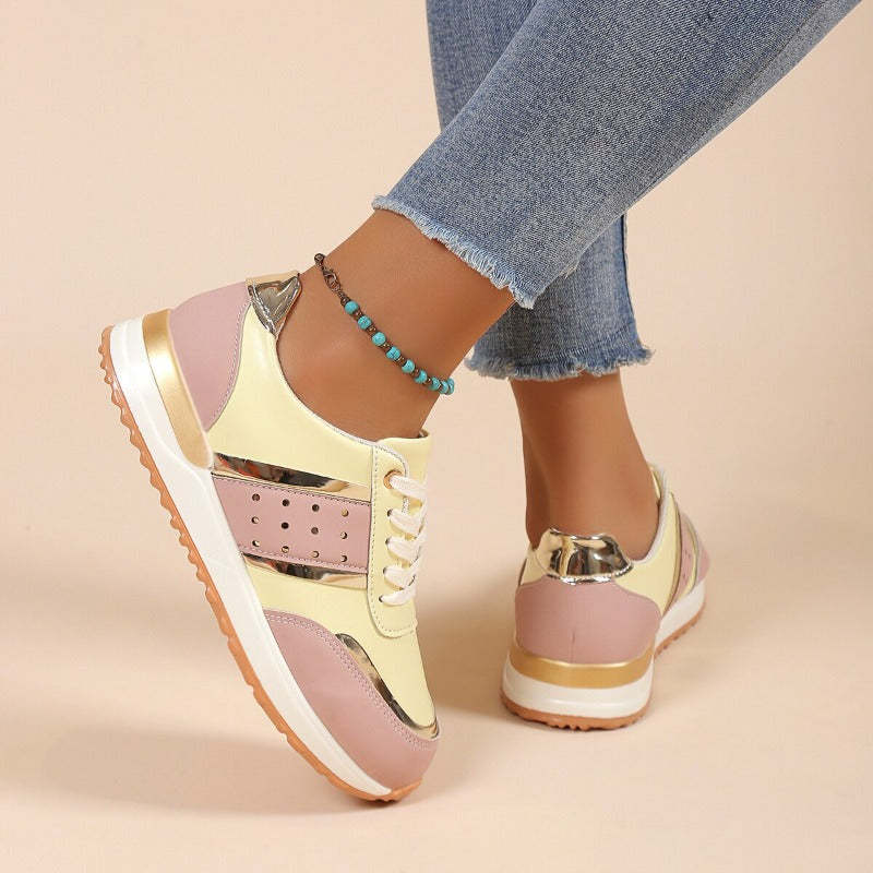 Orthopedic Shoes Women Sneakers Platform Leather Running Summer
