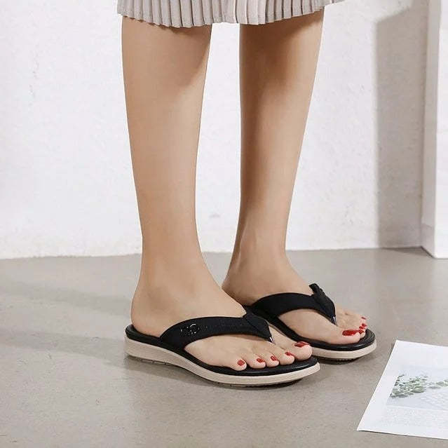 Orthopedic Women Sandals Soft Sole Massage Casual Summer Beach Flip-flops