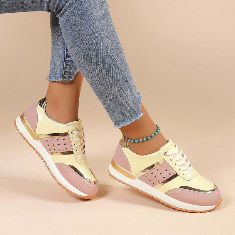 Orthopedic Shoes Women Sneakers Platform Leather Running Summer