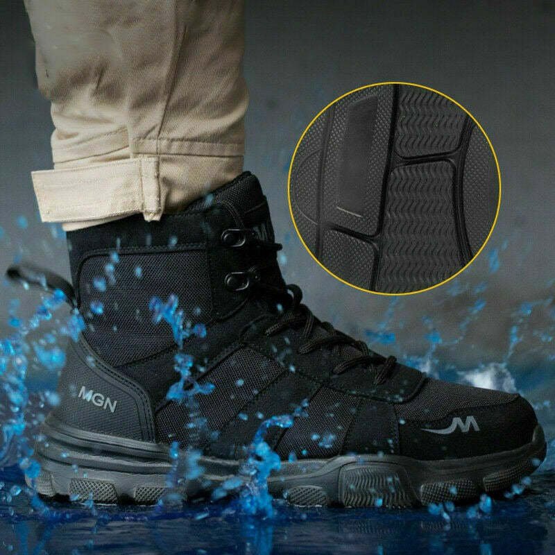 Orthopedic Men Snow Boots Plus Size Ankle Shoes