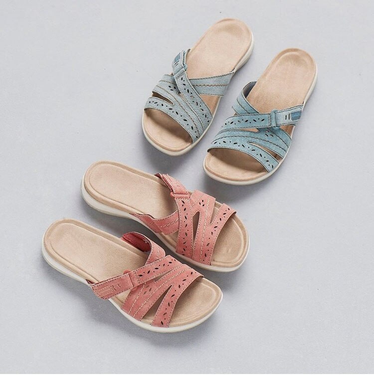 Orthopedic Sandals Women Beach Summer Adjustable Strap Soft Soles