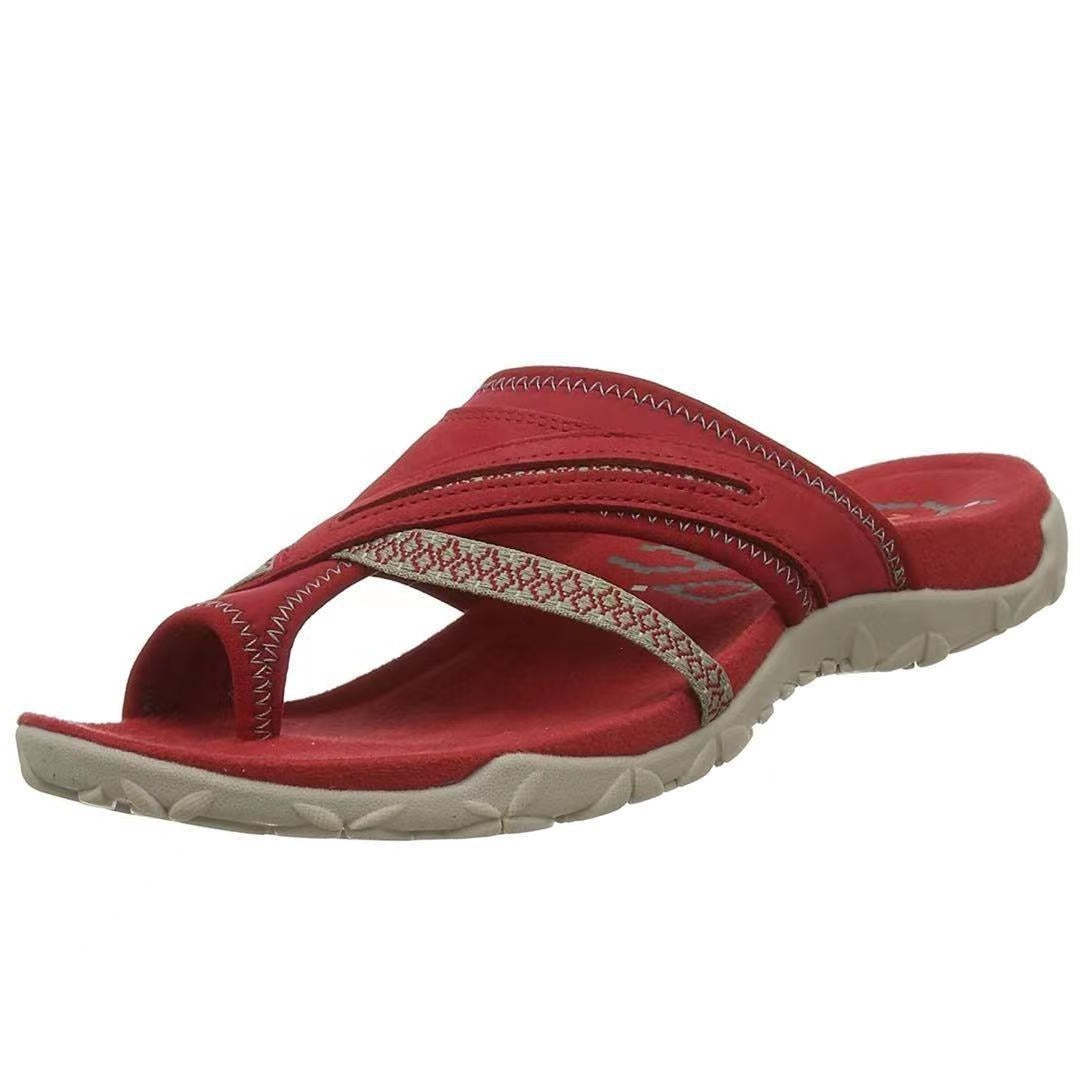 Orthopedic Sandals For Women Comfortable Casual Cross Strap Flip-flops