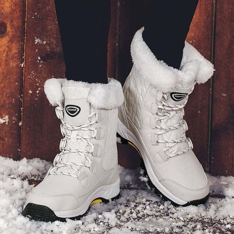Snow Boots Women Winter Keep Warm Water-proof Shoes