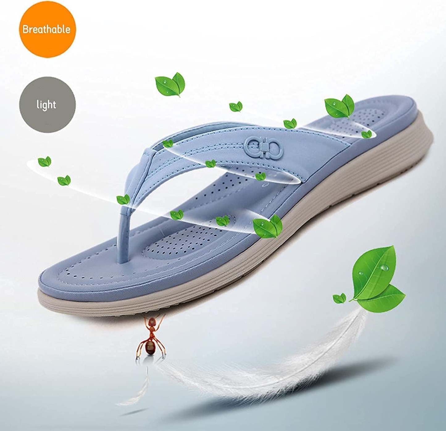 Orthopedic Women Sandals Soft Sole Massage Casual Summer Beach Flip-flops