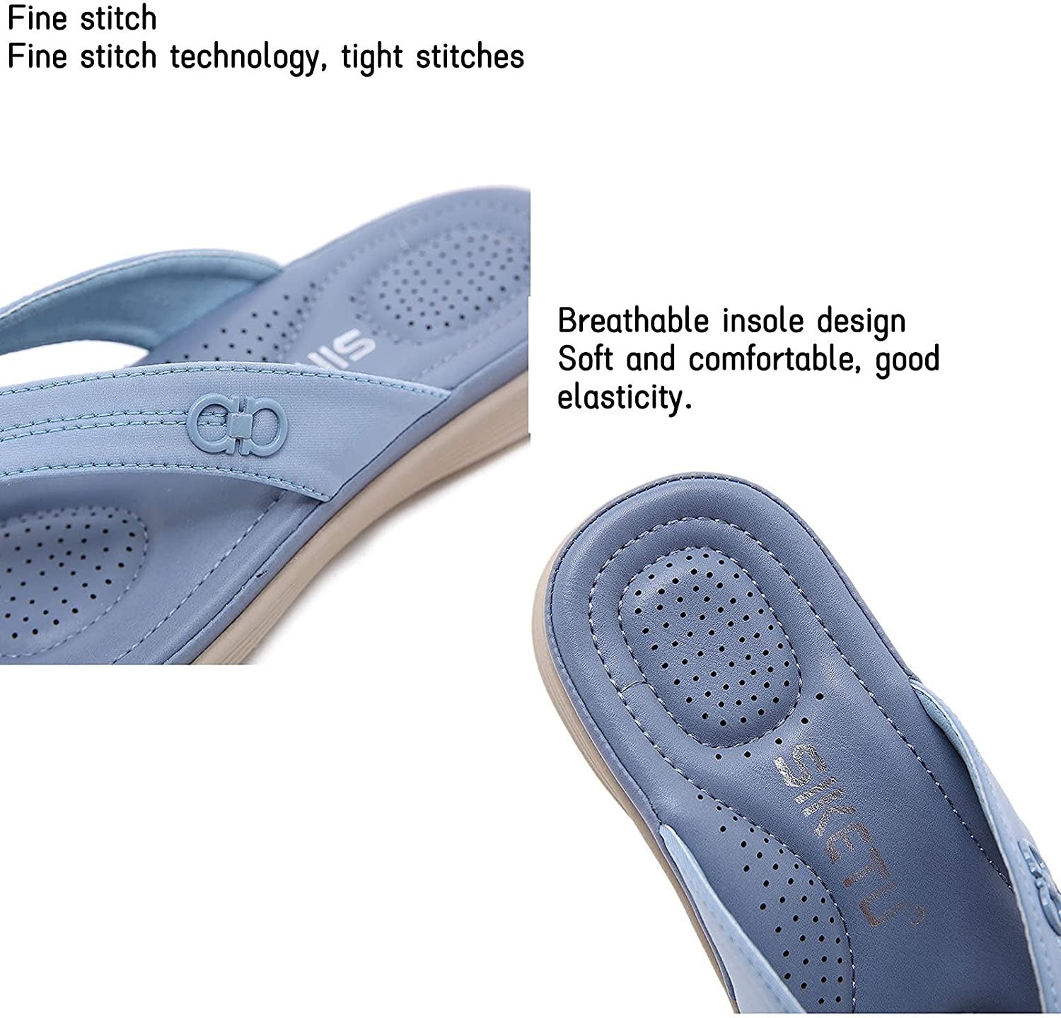 Orthopedic Women Sandals Soft Sole Massage Casual Summer Beach Flip-flops