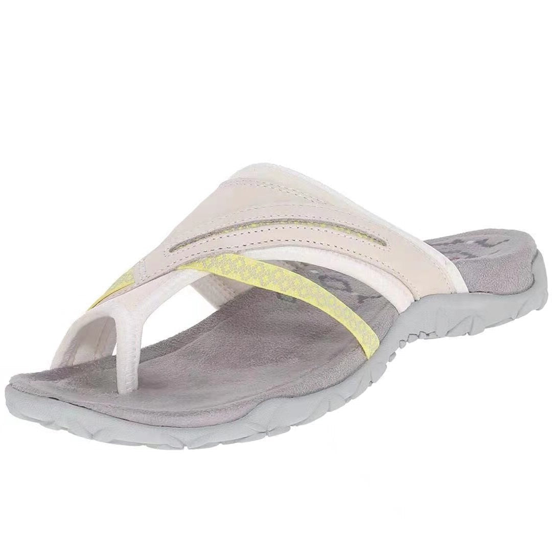 Men Orthopedic Sandals Summer Comfy Cross Strap Flip-flops