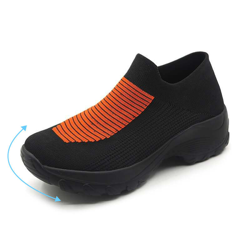 Women Orthopedic Shoes Arch Support Breathable Elastic Shoes