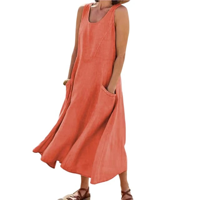 Oversized Tank Shirt Dress