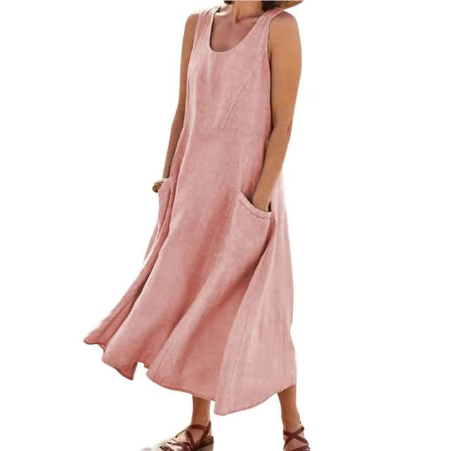 Oversized Tank Shirt Dress