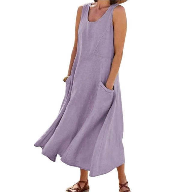 Oversized Tank Shirt Dress