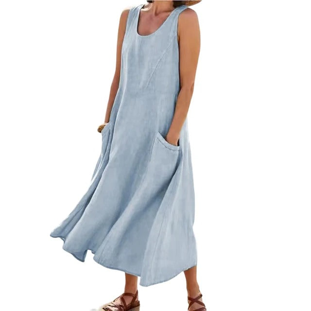 Oversized Tank Shirt Dress