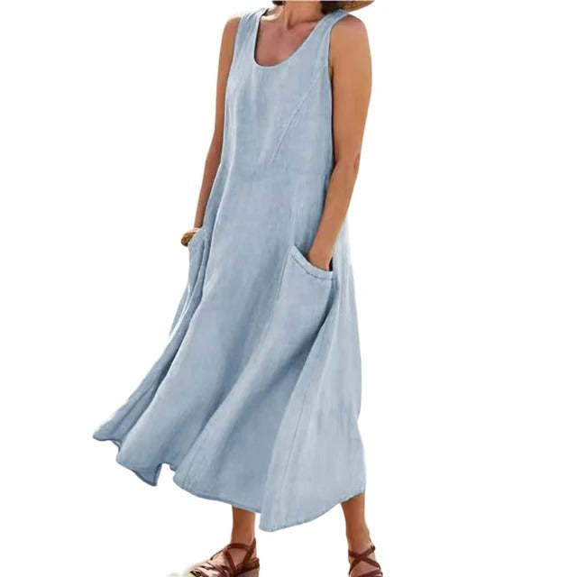 Oversized Tank Shirt Dress