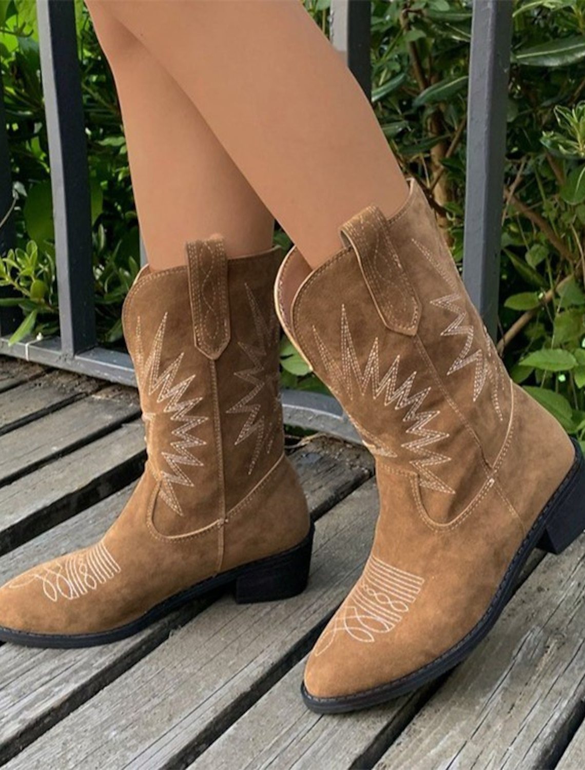 Women's Boots Cowboy Boots Plus Size Cowgirl Boots Outdoor Daily Solid