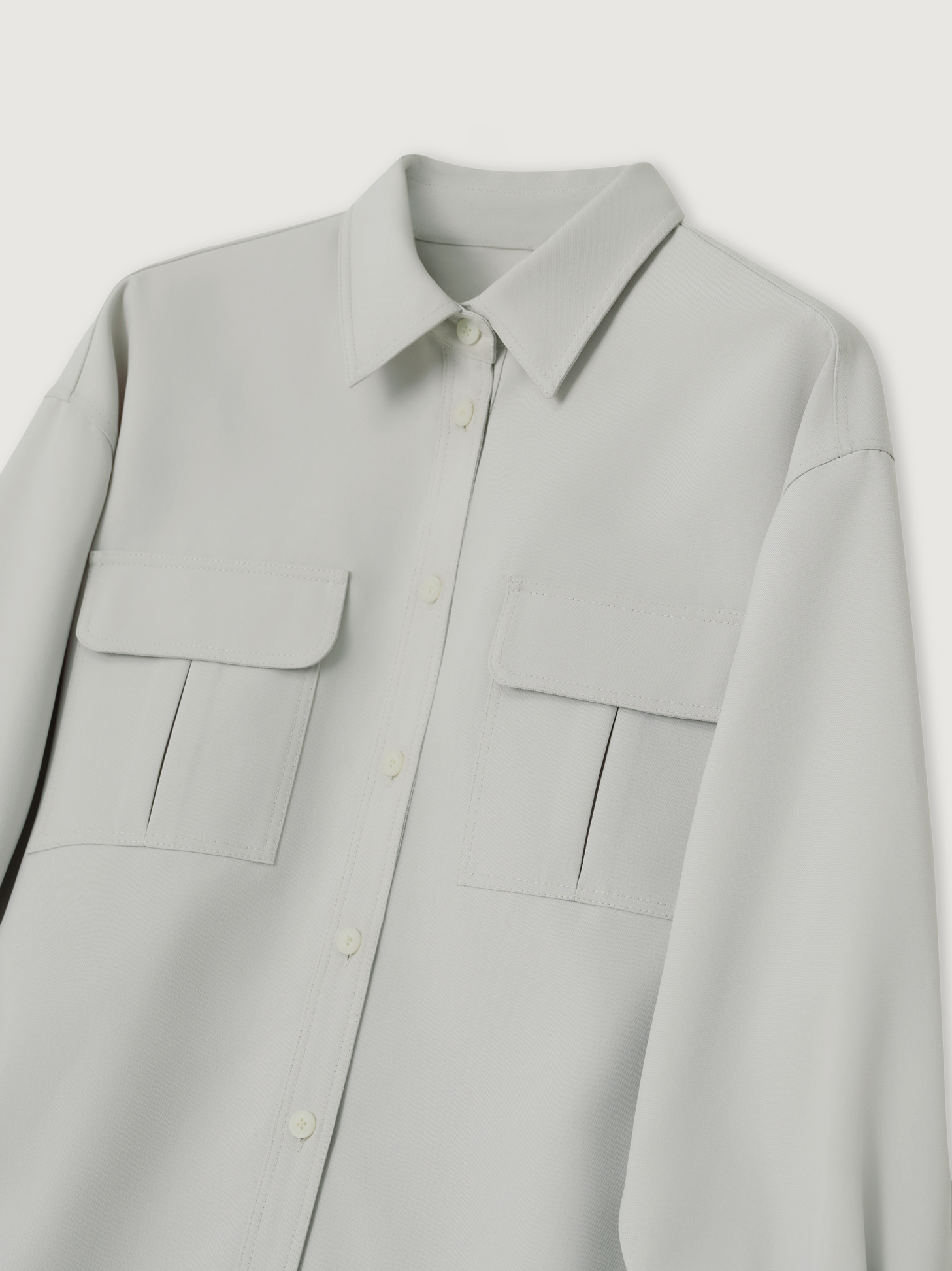 OVERSIZED COTTON POCKET SHIRT