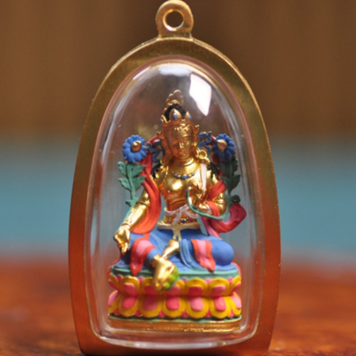 Green Tara Tsha Tsha Amulet: The Guardian of Women and Children-TibetanBless