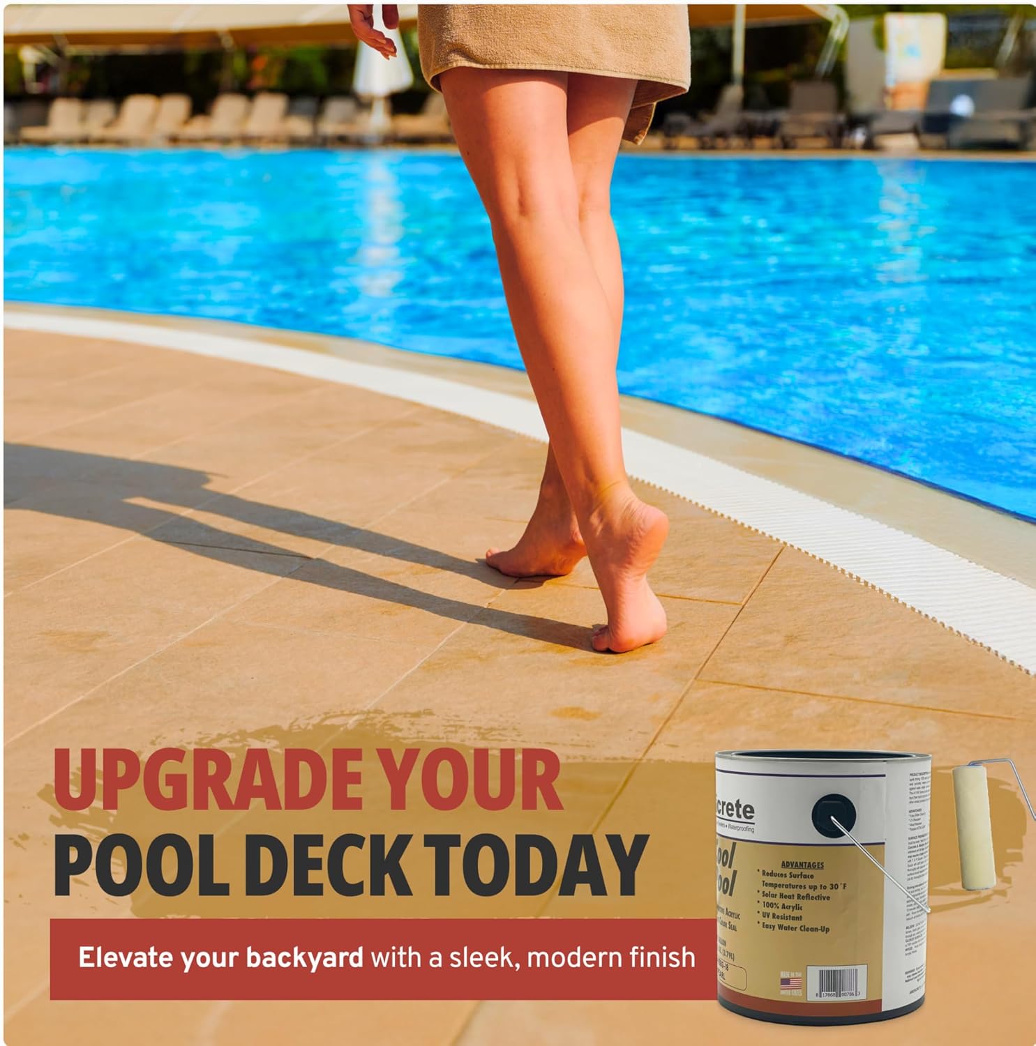 A-1150-7 Cool Pool - Tan Concrete Color Seal