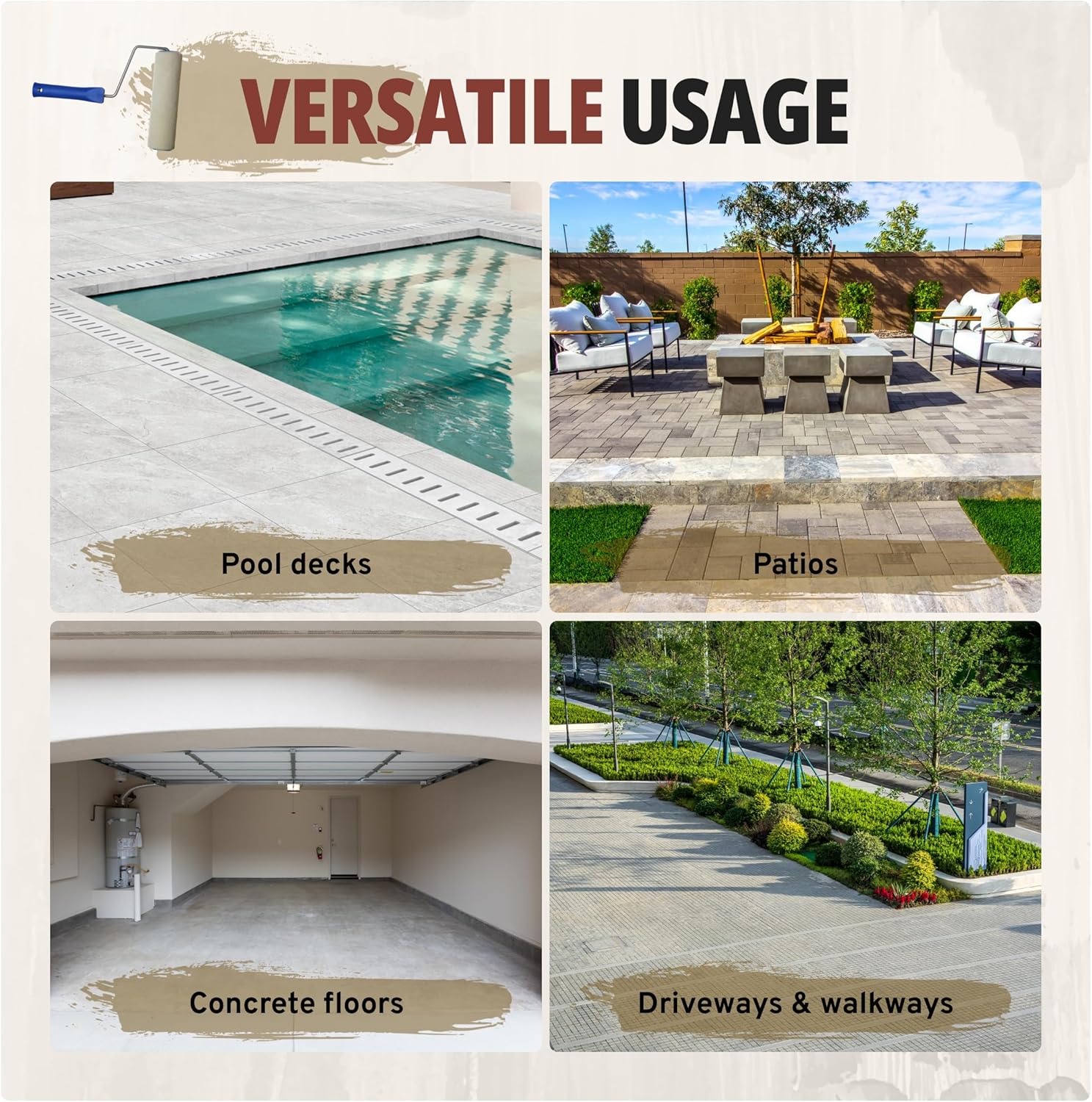 A-1150-7 Cool Pool - Tan Concrete Color Seal