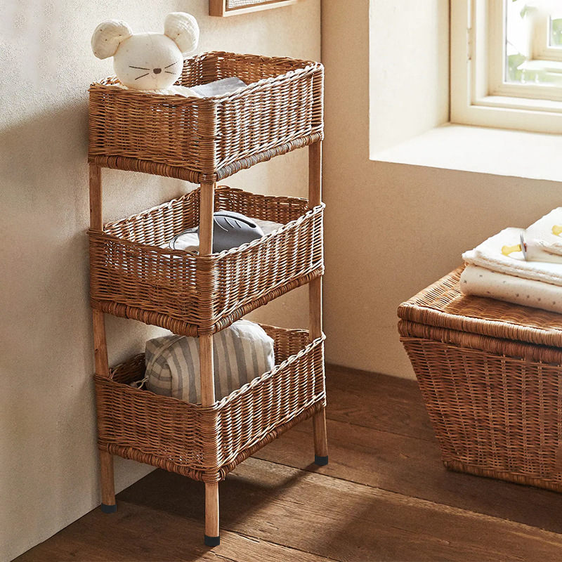 Multi-layer storage baskets
