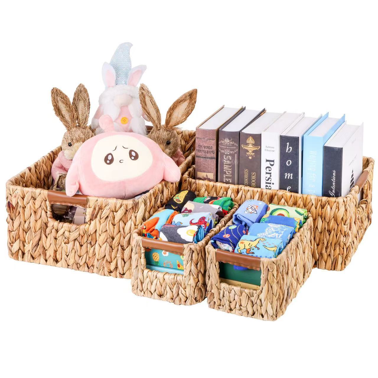 Water hyacinth basket