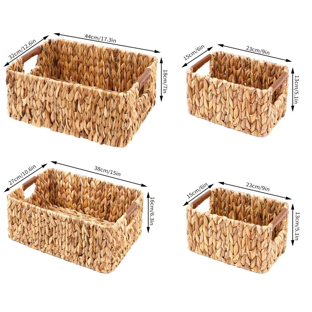 Water hyacinth basket