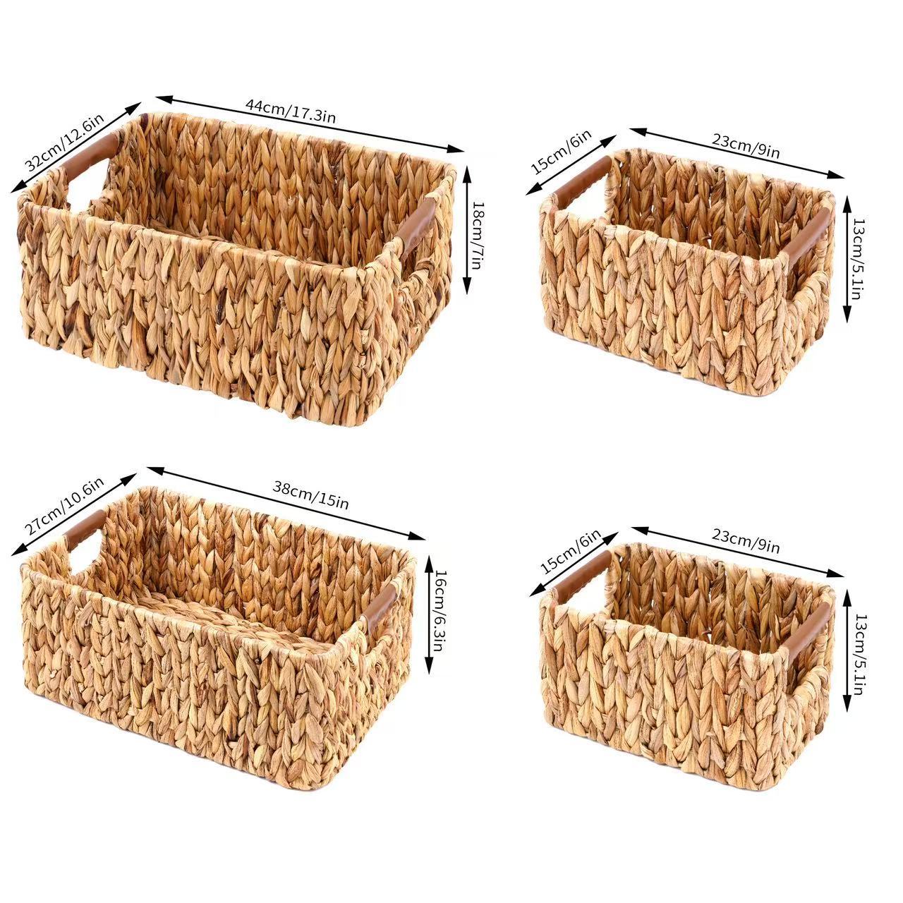 Water hyacinth basket