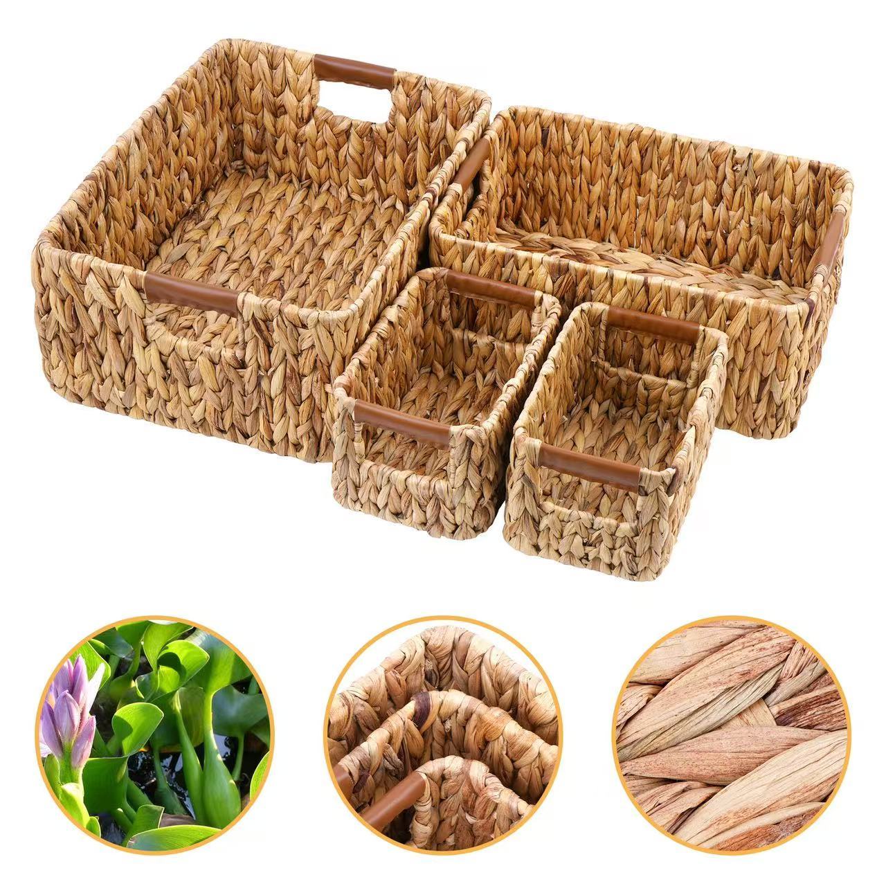 Water hyacinth basket