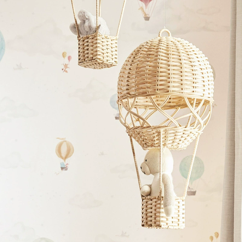 Rattan hot air balloon
