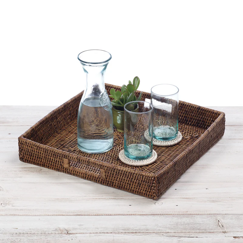 Rattan tray
