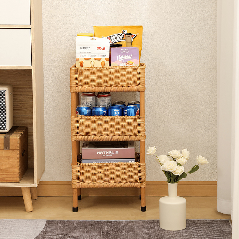 Multi-layer storage baskets