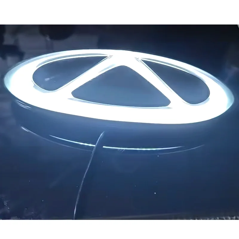 for Chery Tiggo 7 Pro 2021 2023 Luminous Car Logo Grille Badge Modified Automobiles Parts Accesorios Para Auto Tools
