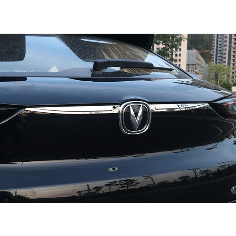 For Changan UNI-T UNIT 2022 2023 Tailgate upper decorative strip stainless steel car exterior decoration