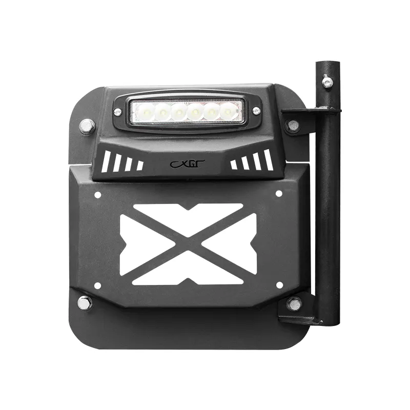 For Baic BJ40 Plus Ickx K2 2021-2023 Retrofitting the Spare Tire License Plate Cover Vehicle Plate Holder Frame Exterior Parts-YeHua MG Shop