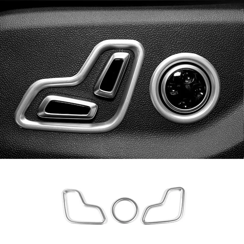 For Baic BJ40 Plus Ickx K2 2021-2022 Seat Adjustment Decorative Ring Accessories for Vehicles Car Accessories Stickers Interior