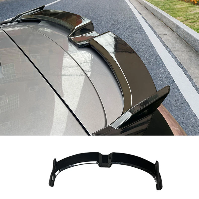 For BYD Dolphin 2023-2024 Car Rear Lip Spoiler Trim Black Carbon Tail Trunk Wing 2021 2022 2023 Luggage Compartment Tail
