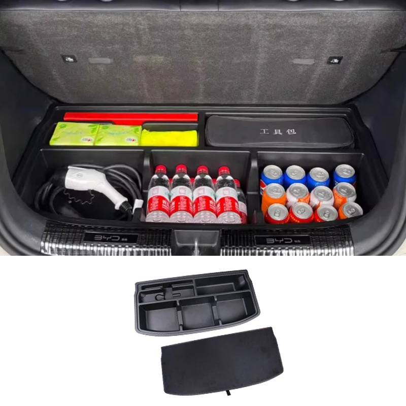 For BYD Seagull 2023-2024 Trunk Storage Box Filling Storage Box Tail Box Storage Box Car Interior Supplies Modification