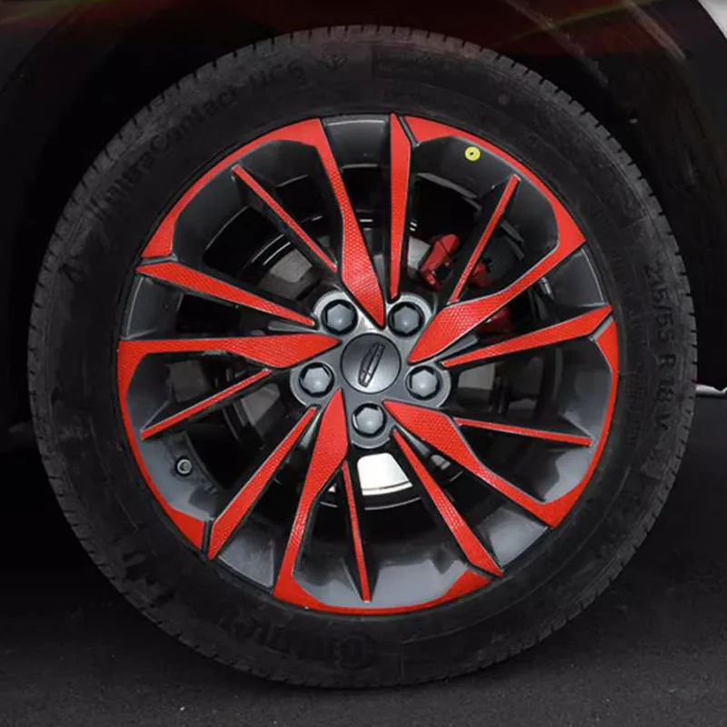 For Geely Coolray 2018-2021 BinYue Wheel Hub Stickers With Personalized Modification and Special Reflection Car Accsesories-YeHua MG Shop