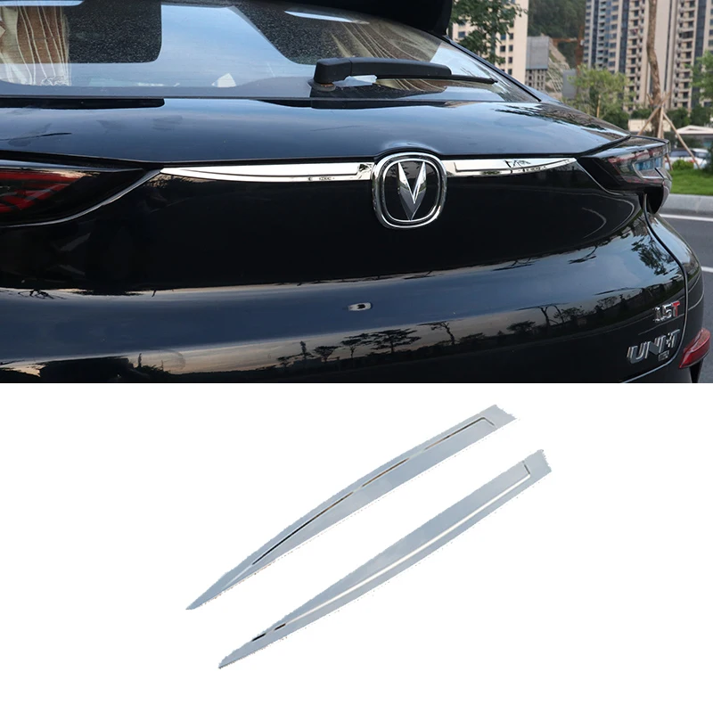 For Changan UNI-T UNIT 2022 2023 Tailgate upper decorative strip stainless steel car exterior decoration