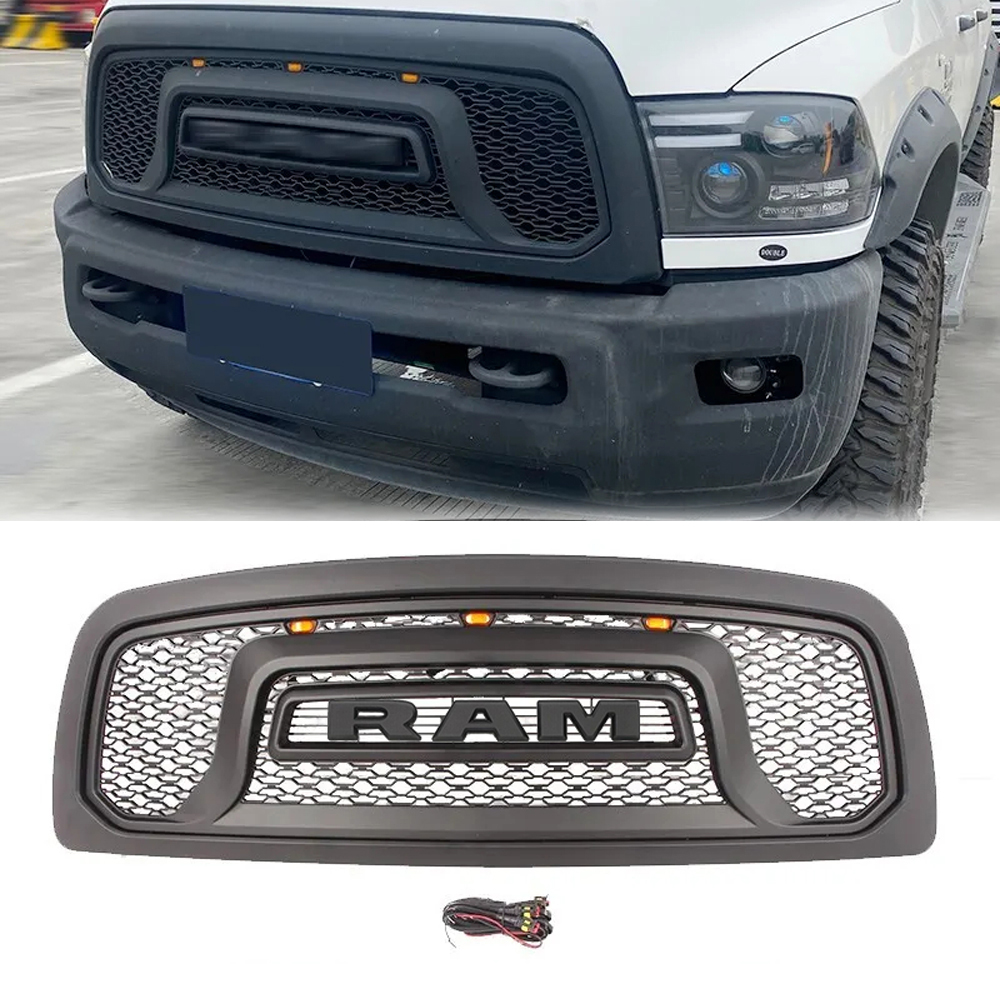 For Dodge Ram 2500 3500 2010-2018 Front Grille Honeycomb W/Letters