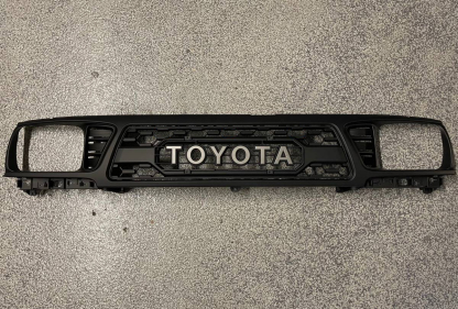 🎄Christmas Grille Discount 🎅🏼  Front Grill For Toyota Tacoma 1995-1996 Grille With Letter with Light Matte Black