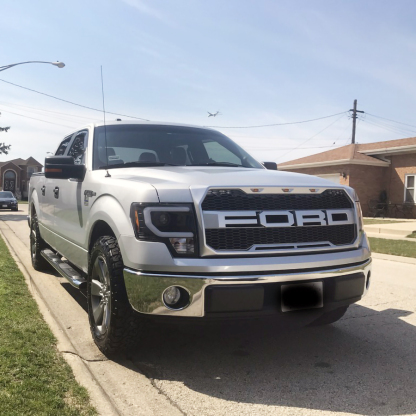 For 2009-2014 Ford F150 F-150 Front Bumper Grille Hood Grill Raptor Style Black