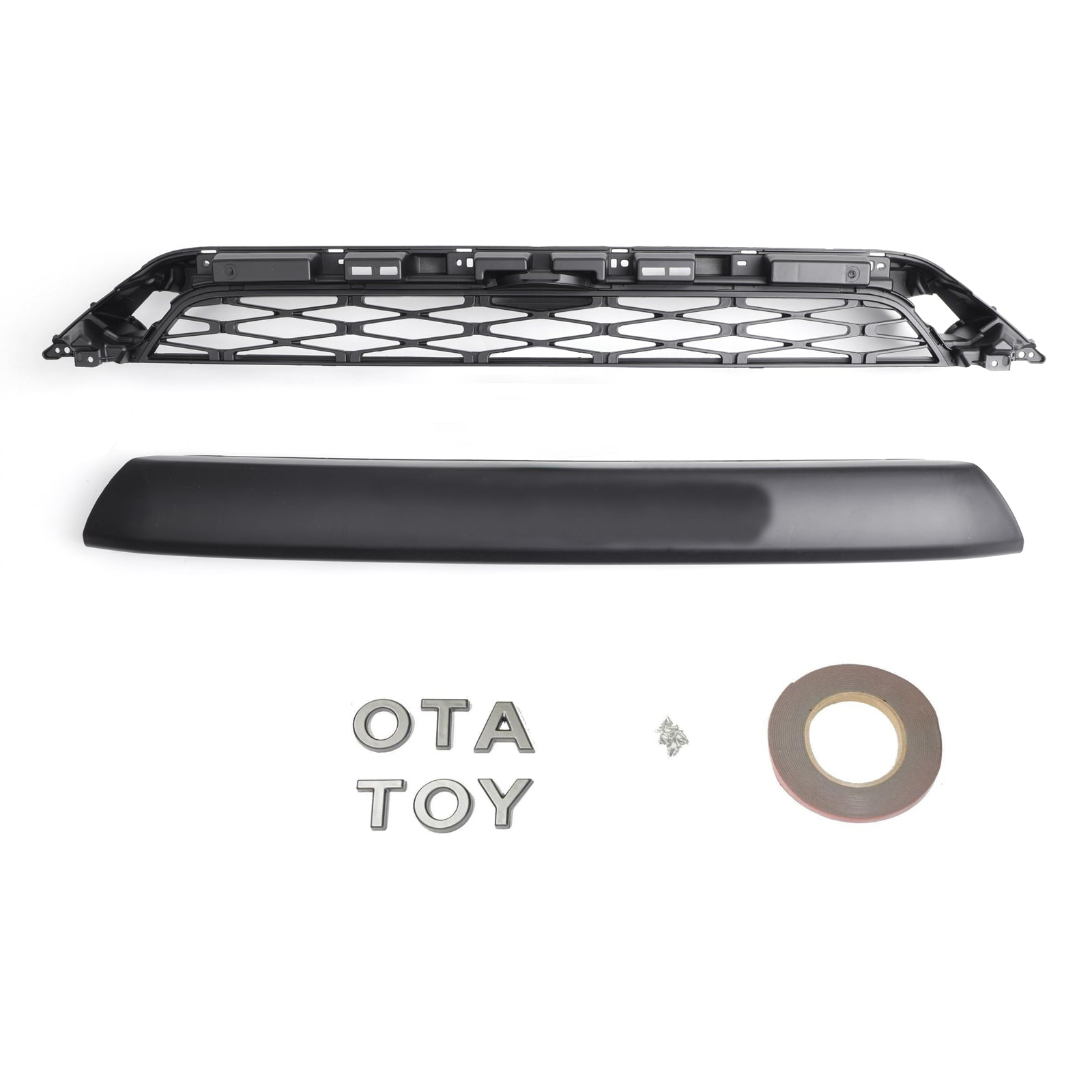 2 Piece Front Bumper Grille Fit Toyota 4Runner TRD PRO 2020-2023 Grill With Letter