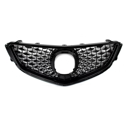 2018 Acura TLX Style Grill with Emblem For 2015-2017 Honda Acura TLX Glossy Black