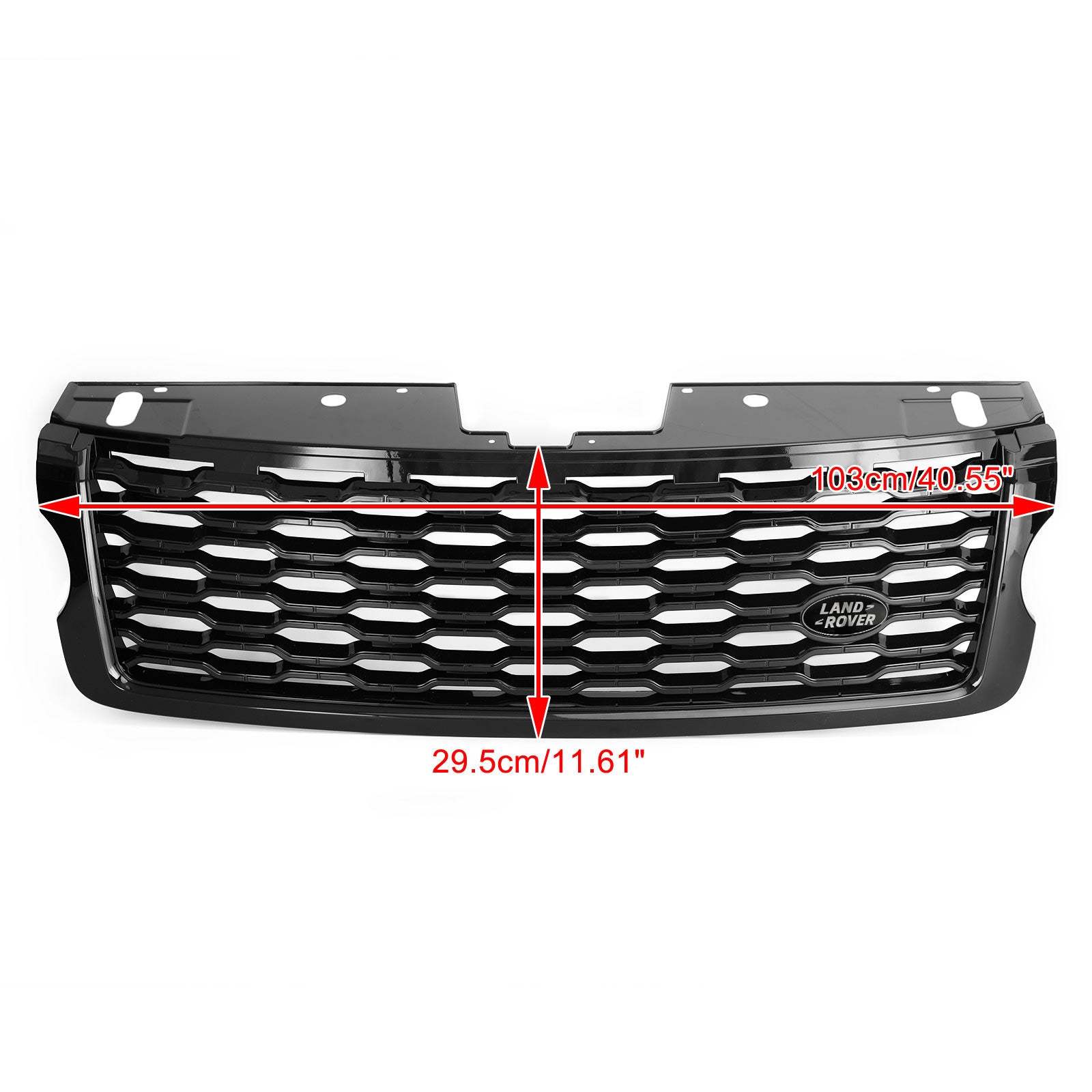 FACELIFT 2018 LOOK GRILL GRILLE FOR RANGE ROVER VOGUE L405 GLOSS BLACK 2013-2017