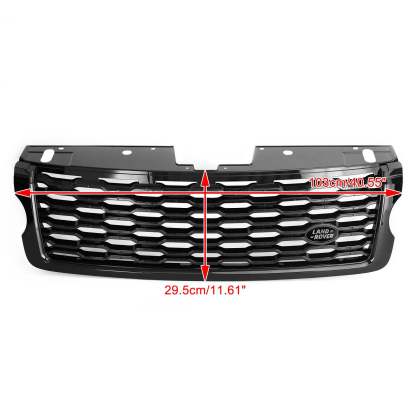 FACELIFT 2018 LOOK GRILL GRILLE FOR RANGE ROVER VOGUE L405 GLOSS BLACK 2013-2017