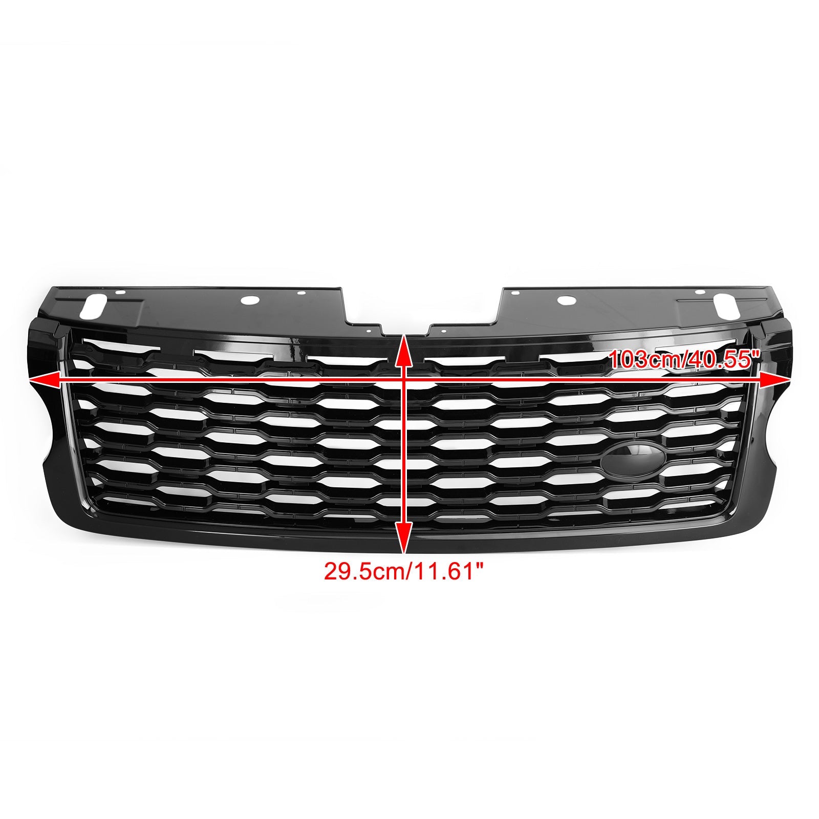 Front Bumper Grill Gloss Black Mesh Grille For Range Rover Vogue L405 2013-2017