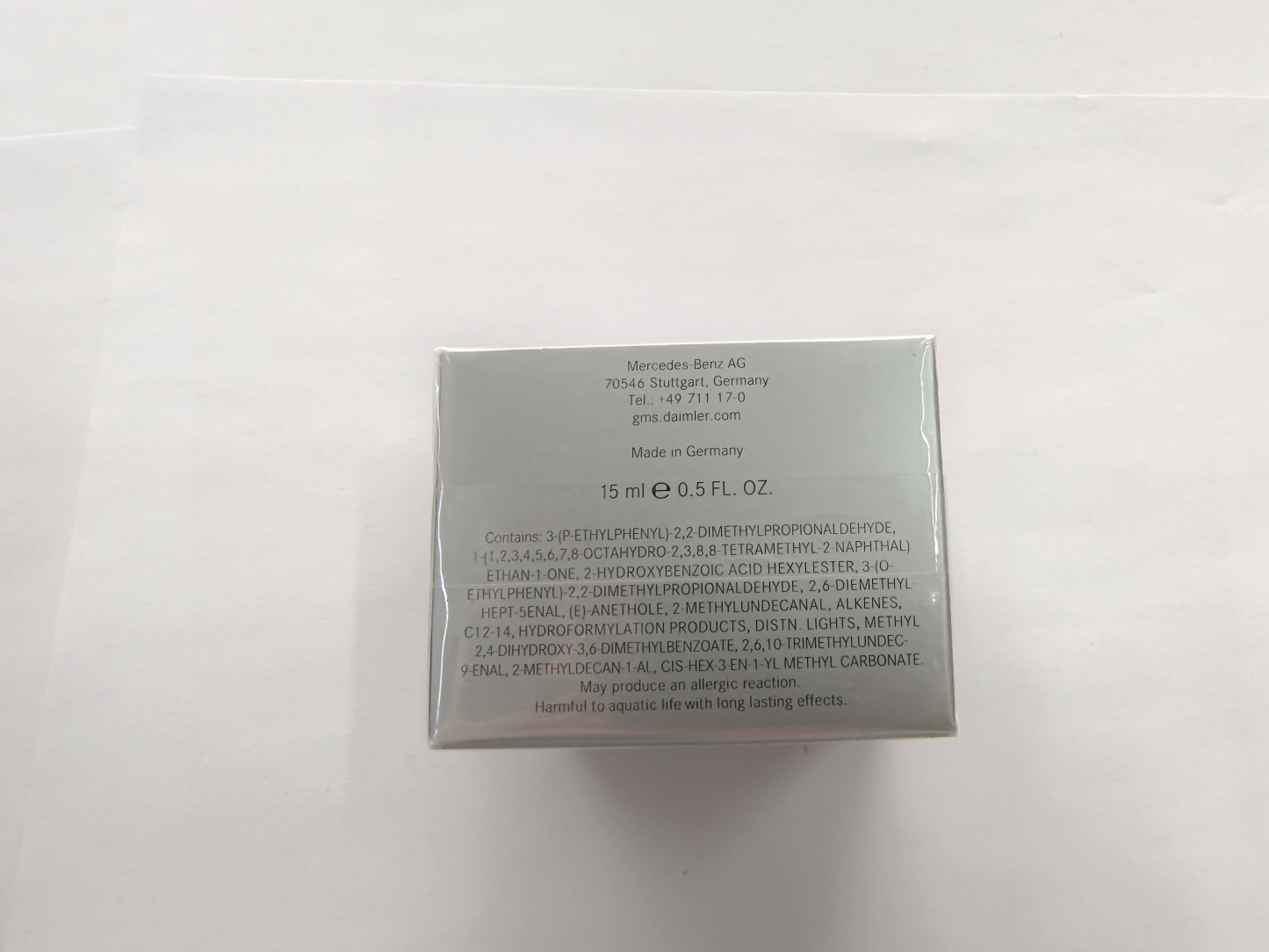 Mercedes-Benz Interior Purfume Cabin No.86 Mood Cotton A2238990500 Air Balance