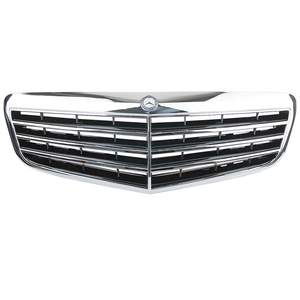 AMG Style Grill For Mercedes Benz W212 E-Class E550 E350 E63 2010-2013 Grille W/Emblem