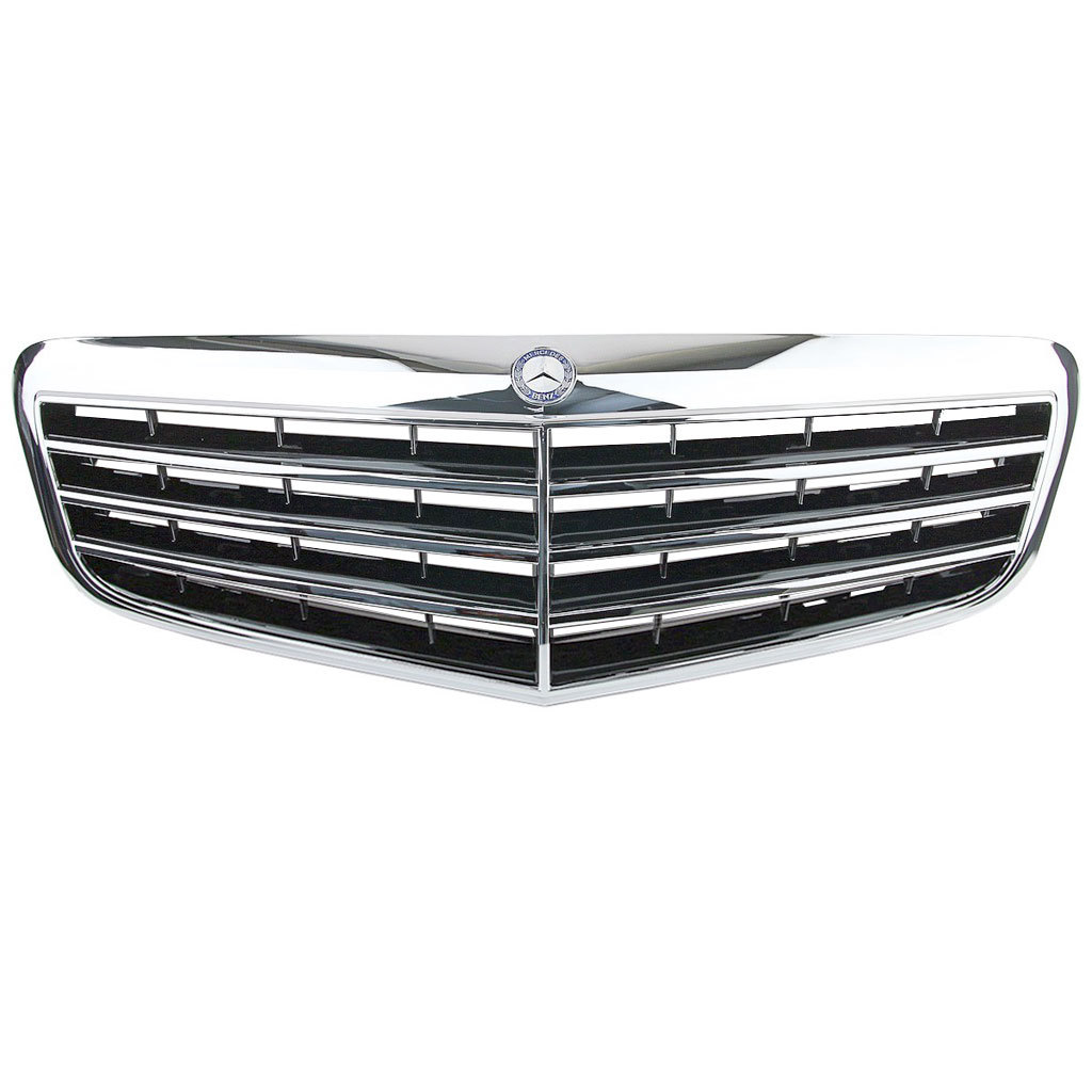 AMG Style Grill For Mercedes Benz W212 E-Class E550 E350 E63 2010-2013 Grille W/Emblem
